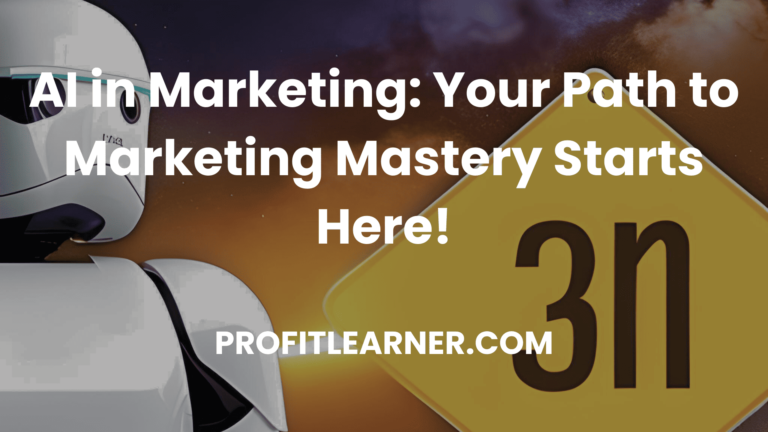 AI in Marketing: Your Path to Marketing Mastery Starts Here!​